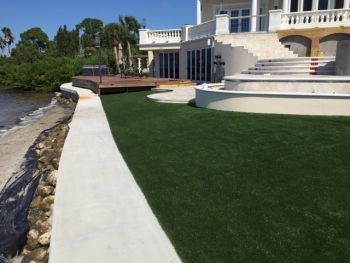 Lawn installation in Brandon, FL by Advance Drainage & Turf Solutions LLC.